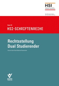 Abbildung von: Rechtsstellung Dual Studierender - Bund-Verlag