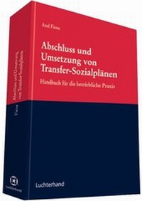 Abbildung von: Abschluss und Umsetzung von Transfer-Sozialplänen - Luchterhand