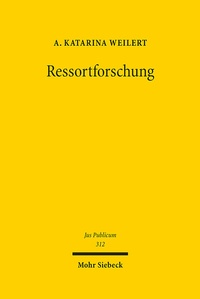 Abbildung von: Ressortforschung - Mohr Siebeck
