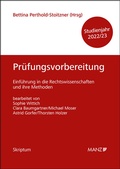Cover: Pr&uuml;fungsvorbereitung Einf&uuml;hrung in die Rechtswissenschaften und ihre Methoden - Manz
