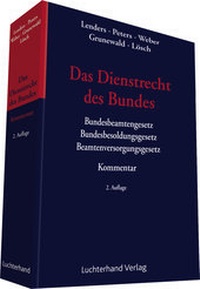 Abbildung von: Das Dienstrecht des Bundes - Luchterhand