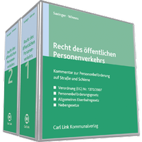 Abbildung von: Recht des öffentlichen Personenverkehrs - Carl Link Verlag