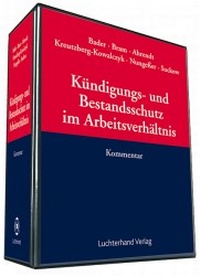Abbildung von: Kündigungs- und Bestandsschutz im Arbeitsverhältnis - Luchterhand