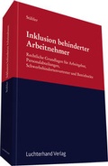 Abbildung von: Inklusion behinderter Arbeitnehmer - Luchterhand