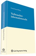 Cover: Verbraucherinformationsrecht - Carl Heymanns Verlag