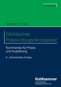 Abbildung von: Sächsisches Polizeivollzugsdienstgesetz - Deutscher Gemeindeverlag