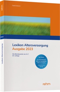 Abbildung von: Lexikon Altersversorgung 2023 - Rehm