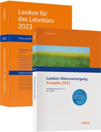 Abbildung von: Buchpaket: Lexikon für das Lohnbüro 2023 und Lexikon Altersversorgung 2023 - Rehm