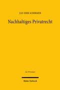 Abbildung von: Nachhaltiges Privatrecht - Mohr Siebeck