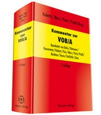 Enlarge image Cover: Kommentar zur VOB/A - Werner
