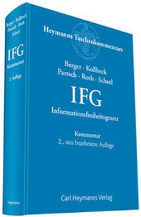 Abbildung von: Informationsfreiheitsgesetz - Carl Heymanns Verlag