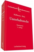 Cover: Unterhaltsrecht - Luchterhand