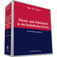 Abbildung von: Dienst- und Arbeitsrecht in der katholischen Kirche - Luchterhand