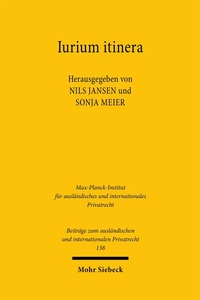 Bild: Iurium itinera - Mohr Siebeck