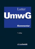 Cover: UmwG - Otto Schmidt Verlag