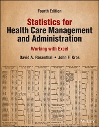 Abbildung von: Statistics for Health Care Management and Administ ration: Working with Excel, Fourth Edition - Wiley