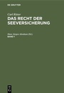Cover: Recht der Seeversicherung - De Gruyter