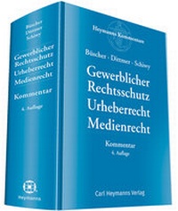 Abbildung von: Gewerblicher Rechtsschutz Urheberrecht Medienrecht - Carl Heymanns Verlag