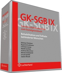 Abbildung von: Gemeinschaftskommentar zum Sozialgesetzbuch - GK-SGB IX - Luchterhand
