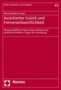 Cover: Assistierter Suizid und Freiverantwortlichkeit - Nomos