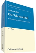 Abbildung von: Die Schutzschrift - Carl Heymanns Verlag