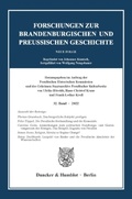 Abbildung von: Forschungen zur Brandenburgischen und Preußischen Geschichte - Duncker & Humblot