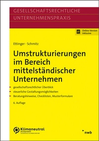 Abbildung von: Umstrukturierungen im Bereich mittelständischer Unternehmen - NWB