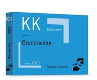 Abbildung von: Karteikarten Grundrechte - Alpmann Schmidt