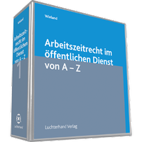 Abbildung von: Arbeitszeitrecht im öffentlichen Dienst von A-Z - Luchterhand