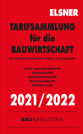 Cover: Tarifsammlung f&uuml;r die Bauwirtschaft 2021/2022 - Otto Elsner Verlag
