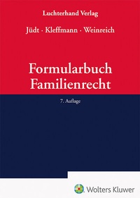 Bild: Formularbuch Familienrecht - Luchterhand