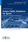 Cover: Green Public Relations im Sport - Erich Schmidt Verlag