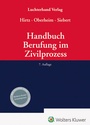 Cover: Handbuch Berufung im Zivilprozess - Luchterhand