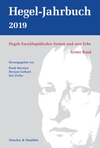 Abbildung von: Hegel-Jahrbuch - Duncker & Humblot