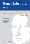 Bild: Hegel-Jahrbuch - Duncker & Humblot