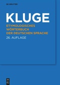 Cover: KLUGE - De Gruyter