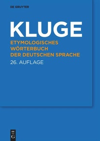 Enlarge image Cover: KLUGE - De Gruyter