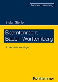 Abbildung von: Beamtenrecht Baden-Württemberg - Kohlhammer