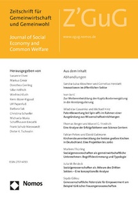 Abbildung von: ZGuG - Zeitschrift für Gemeinwirtschaft und Gemeinwohl - Nomos