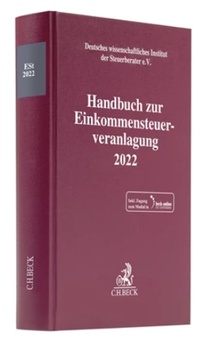 Bild vergrößern Bild: Handbuch zur Einkommensteuerveranlagung 2022 - C.H.BECK