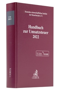 Abbildung von: Handbuch zur Umsatzsteuer 2022 - C.H.BECK