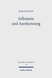 Enlarge image Cover: Selbstsein und Anerkennung - Mohr Siebeck