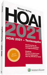 Enlarge image Cover: HOAI 2021 - Textausgabe - Werner