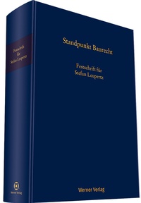 Abbildung von: Standpunkt Baurecht - Festschrift für Stefan Leupertz - Werner