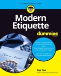 Cover: Modern Etiquette For Dummies - Wiley