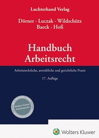 Bild vergrößern Bild: Handbuch Arbeitsrecht - Luchterhand