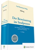 Cover: Der Beweisantrag im Strafprozess - Carl Heymanns Verlag