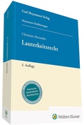 Abbildung von: Lauterkeitsrecht - Carl Heymanns Verlag
