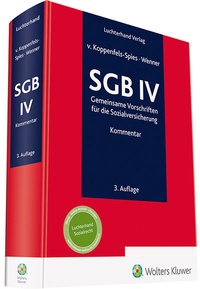 Abbildung von: SGB IV - Luchterhand