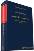 Cover: Zeugen der Verteidigung - Carl Heymanns Verlag